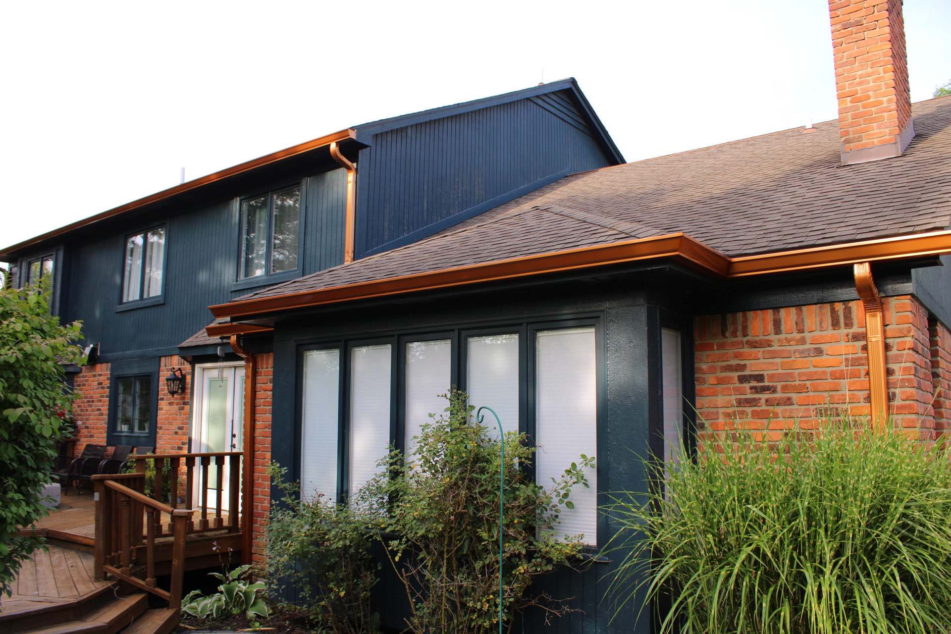 J.R. England gutter installation project
