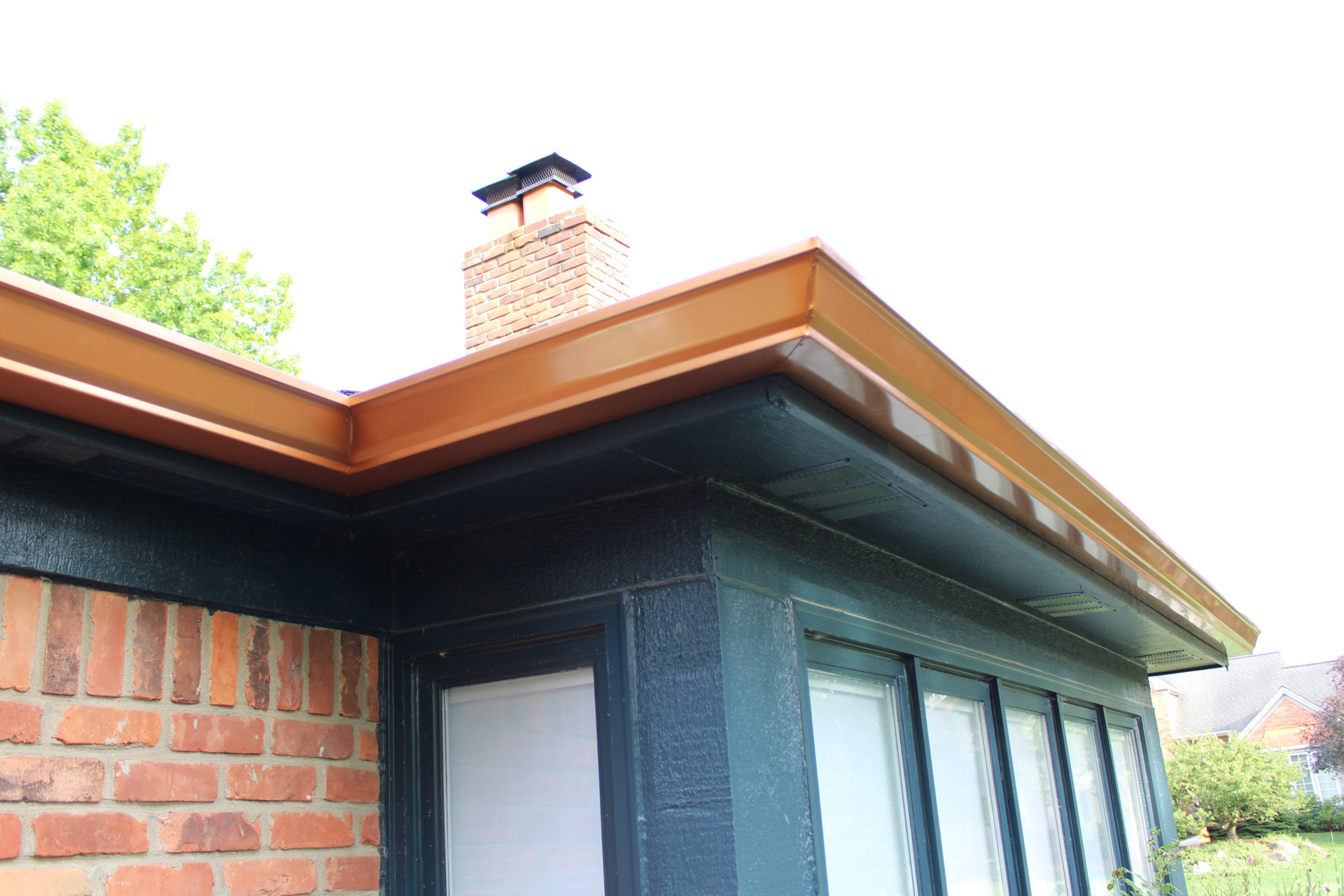 J.R. England gutter installation project