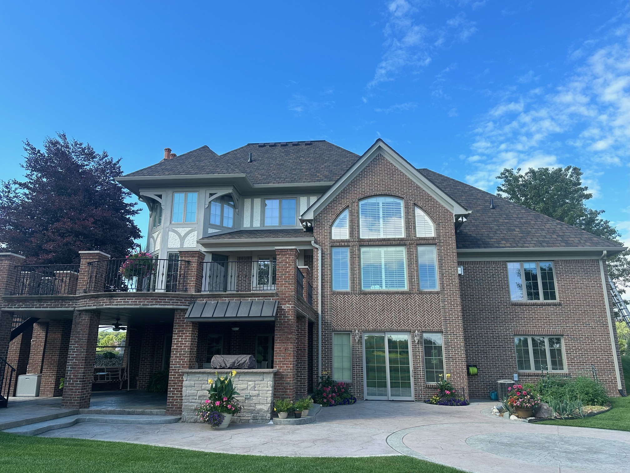 J.R. England gutter installation project