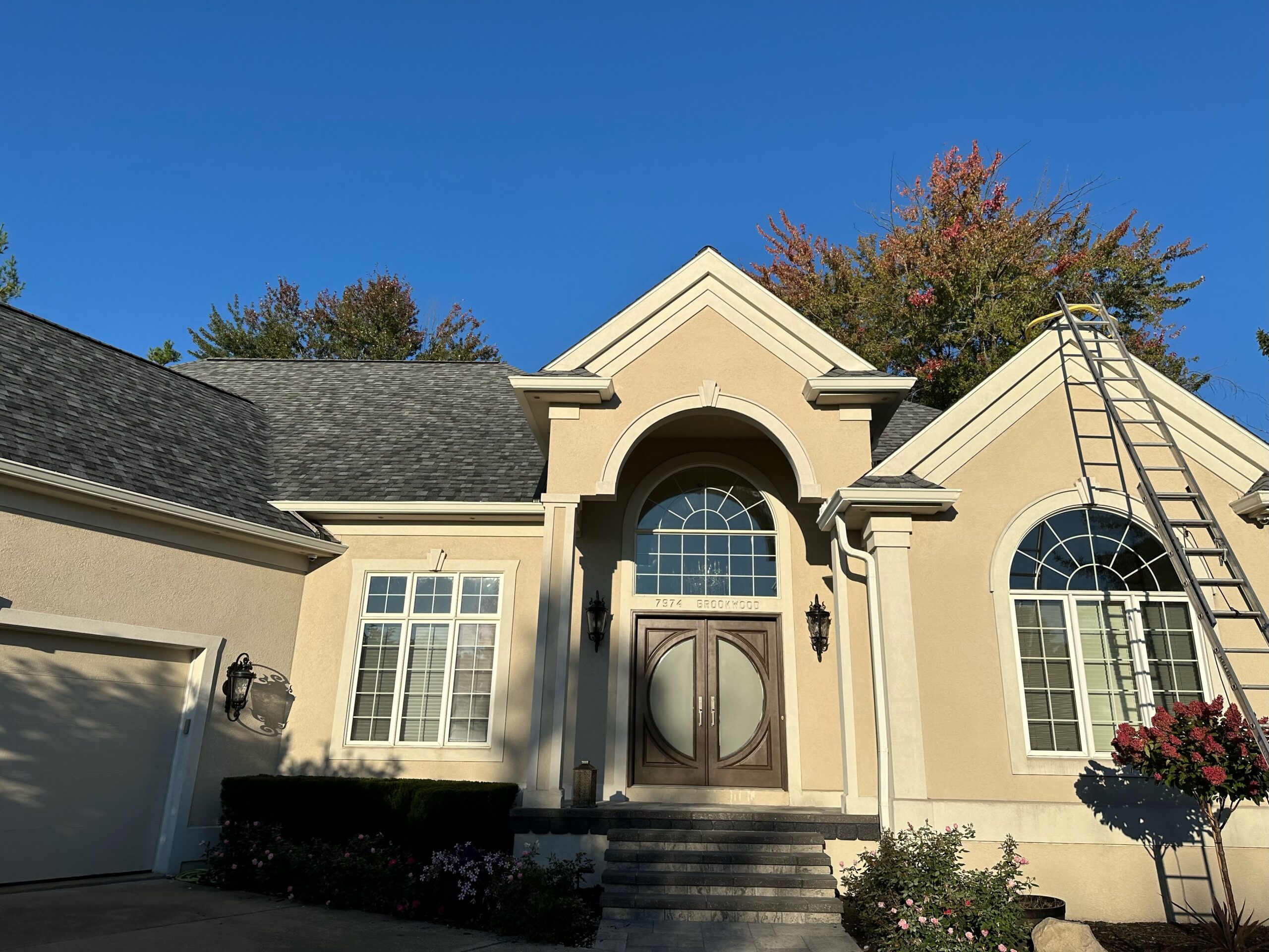 J.R. England gutter installation project