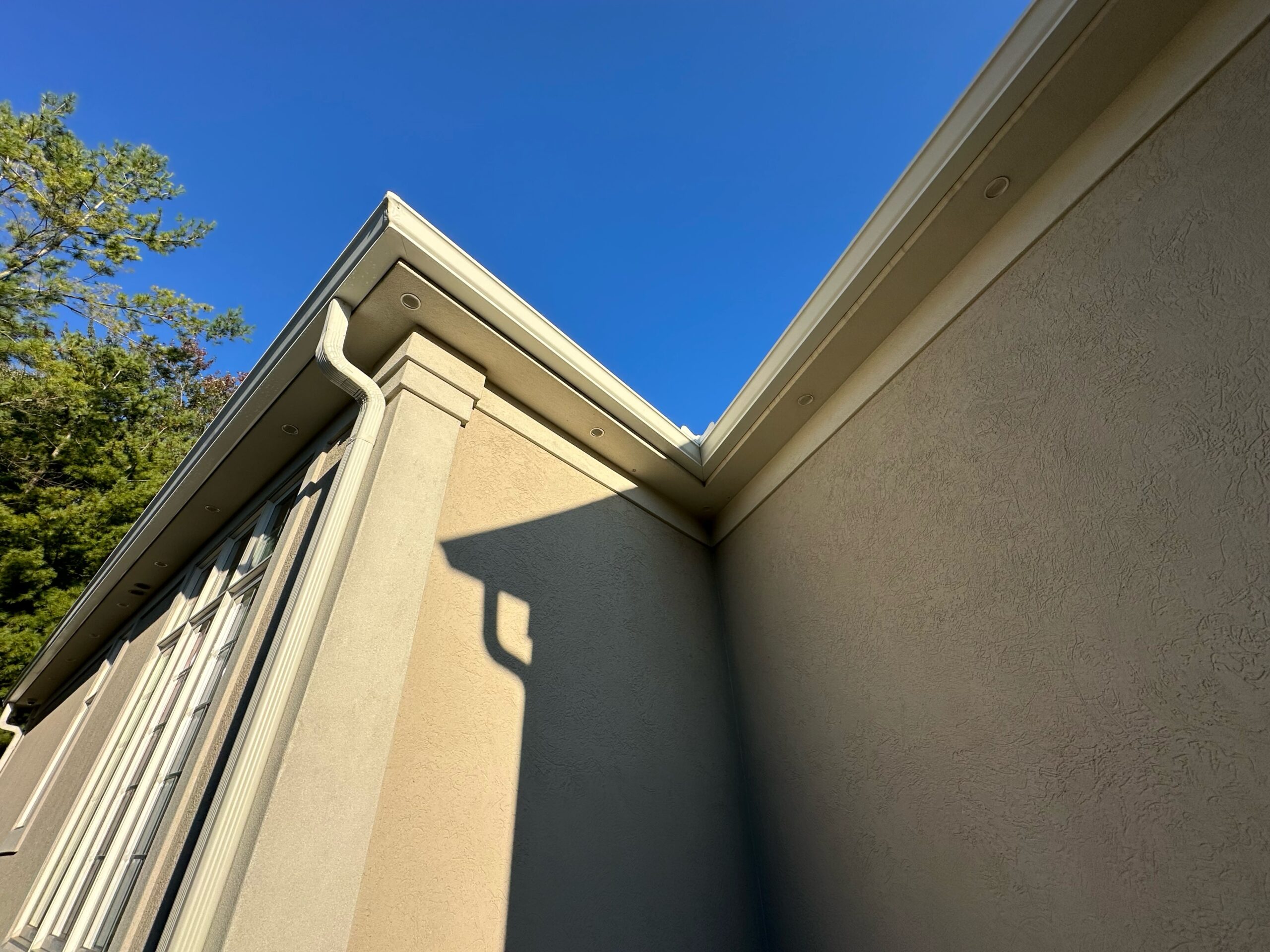 J.R. England gutter installation project