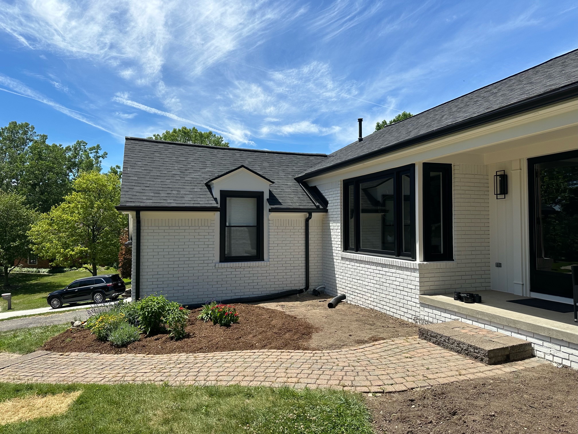 J.R. England gutter installation project
